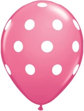 Luftballon Punkte rosa