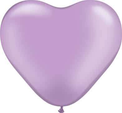 Herzluftballon violett 06 zoll - 15 cm