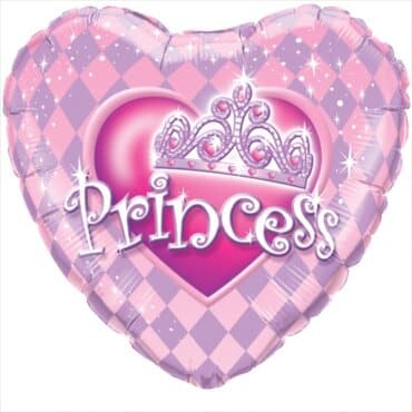 Princess Prinzessin Herz Ballon Luftballon