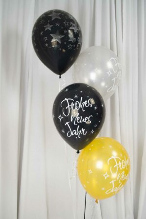 Luftballon Arrangement Frohes Neues Jahr Silvester