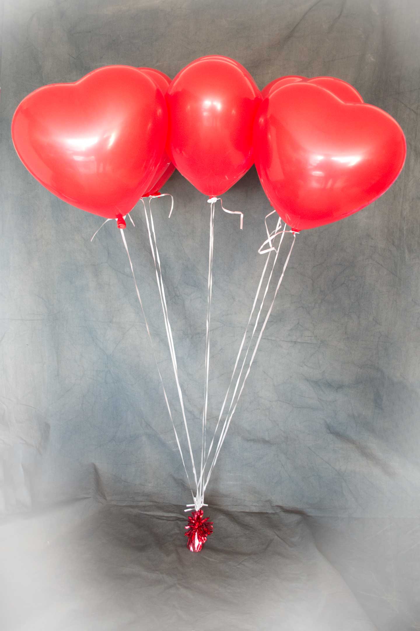 Luftballons Hochzeit schwebende herzen rot 2