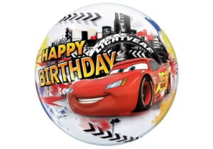 Cars Happy Birthday Luftballon Bubble