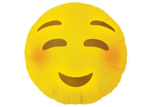 Emoji lächelnder Smiley Luftballon