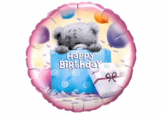 Teddy Bär Happy Birthday Luftballon
