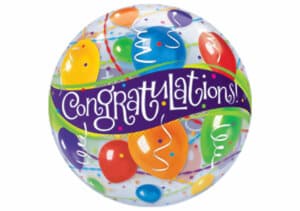 Congratulations Geburtstag Luftballon Bubble